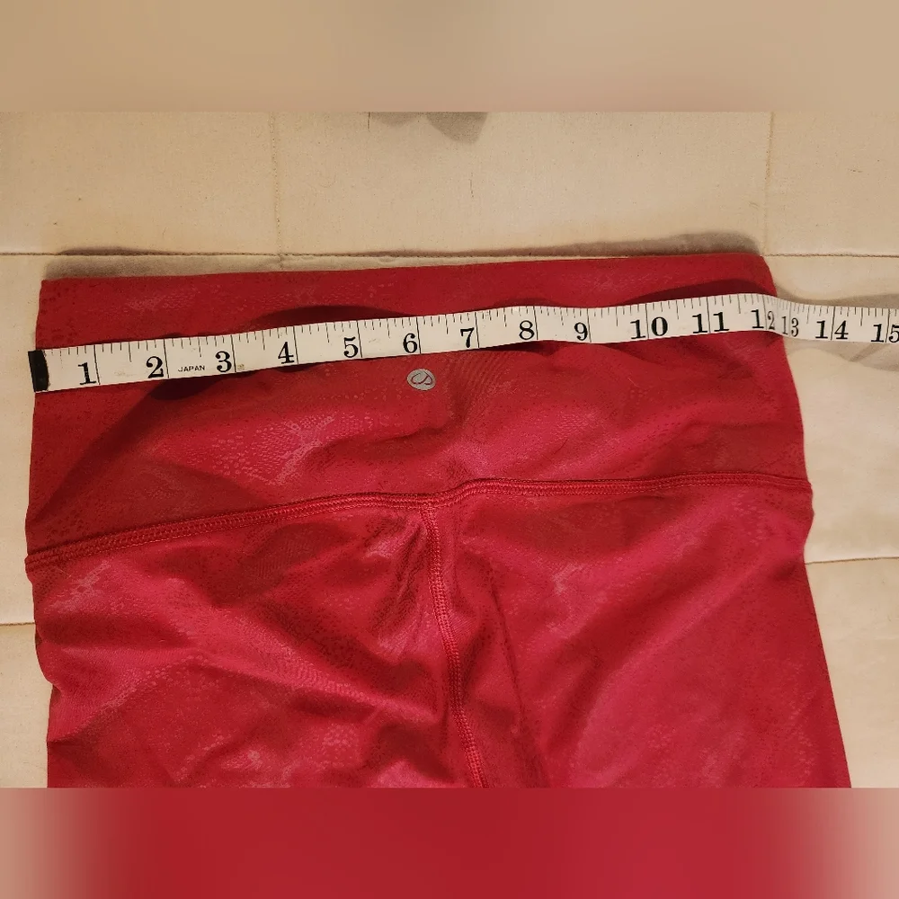CRZ YOGA Bundle Of Black Bodysuit & Red Leggings, Adjustable Strap, EUC Small